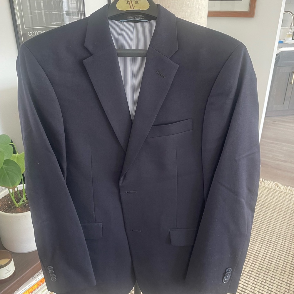 Tommy Hilfiger Navy Blue Suit